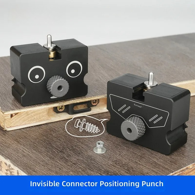 Furniture Hardware Jig - Invisible Furniture Connectors Positioning Punch Tool