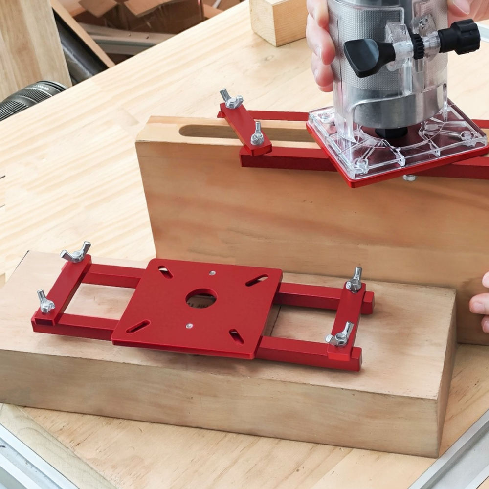 Furniture Hardware Jig - 2 In 1 Woodworking Milling Jig