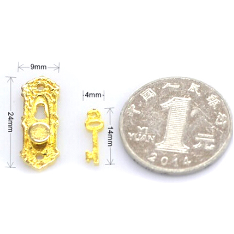 1:12 4PCS Metal Door Knocker S - Furniture Hardware Fitting review and price