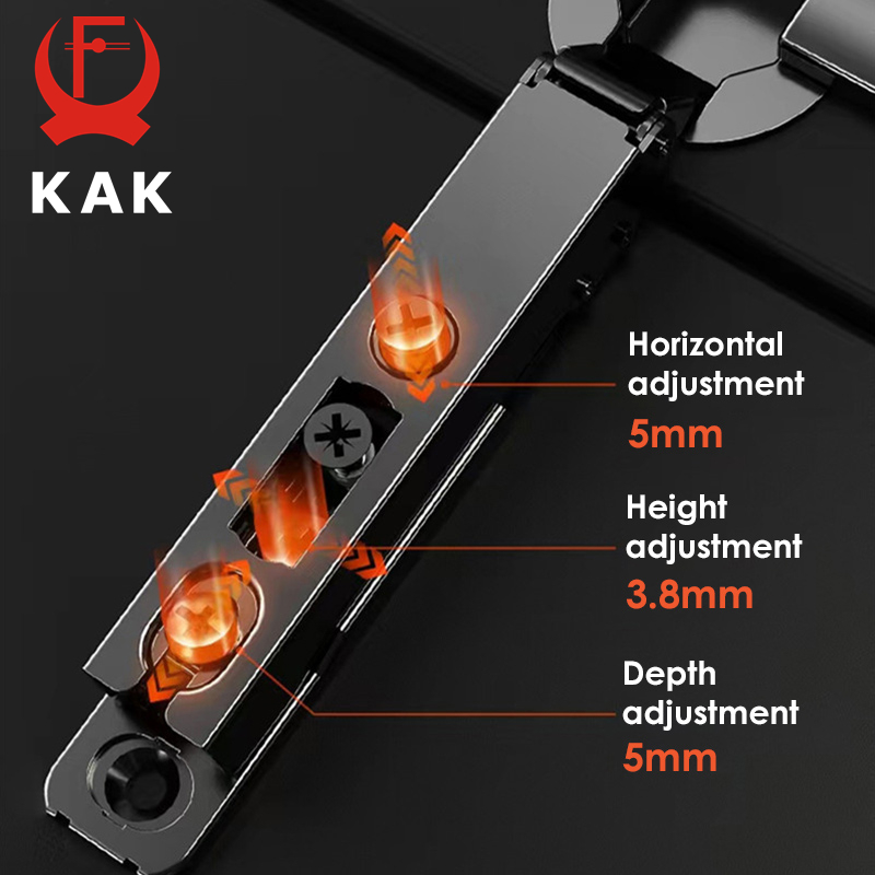 KAK 2PCS Hidden Hydraulic Kitc - Cabinet Hinge Overlay review and price
