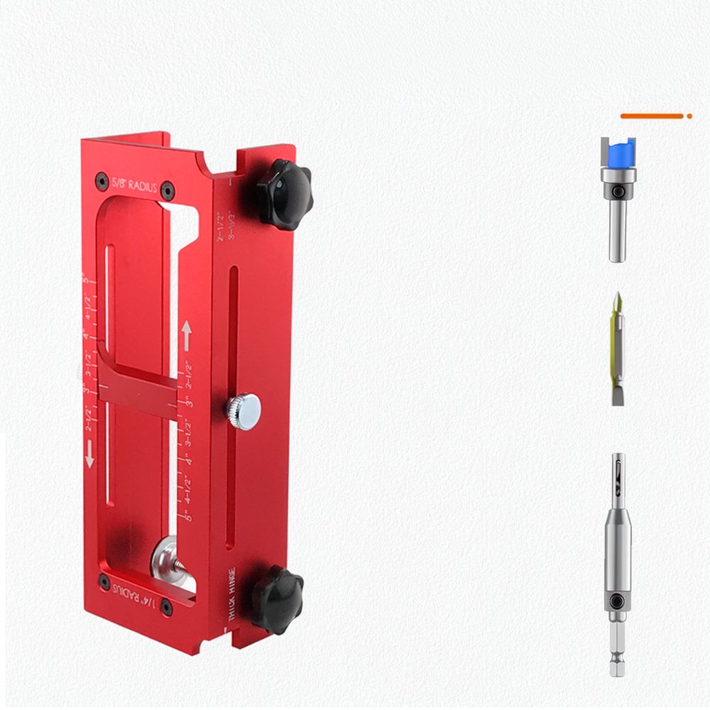 Aluminum Alloy Wood Hinge Posi - Furniture Hardware Jig review and price