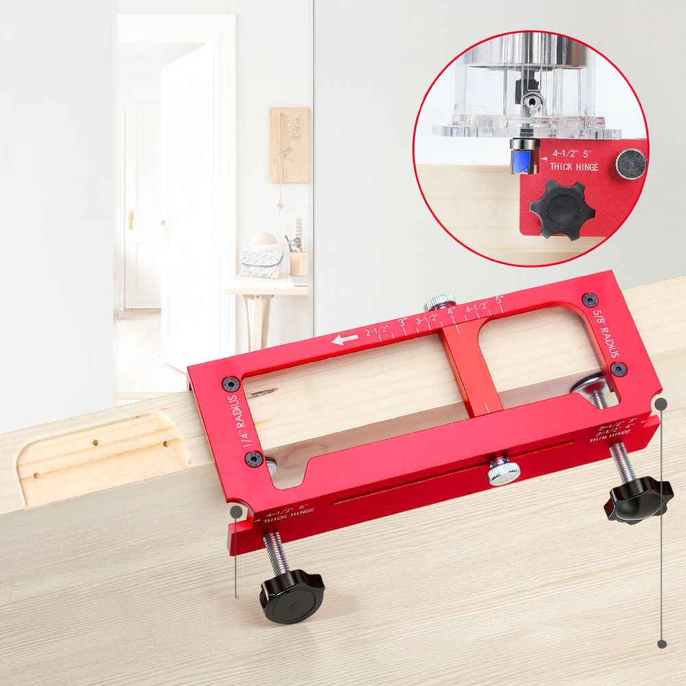 Aluminum Alloy Wood Hinge Posi - Furniture Hardware Jig review and price